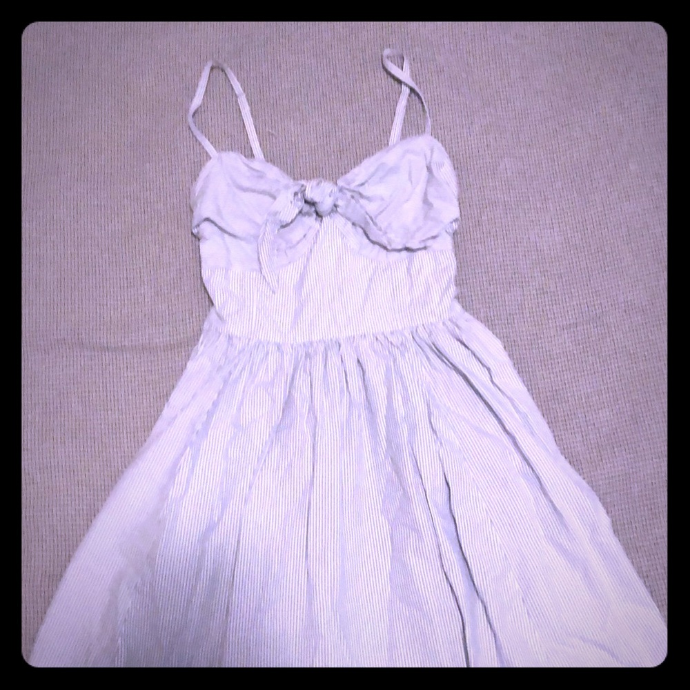 Nautical stripe sun dress size 4